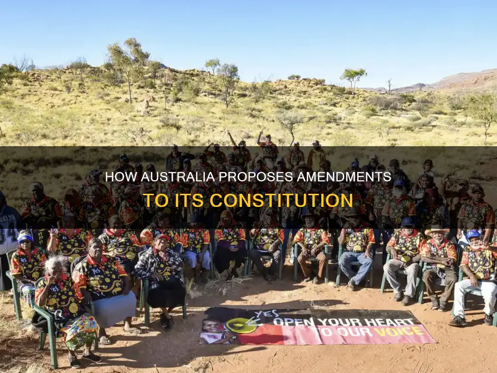 who proposes constitutional amendments in australia