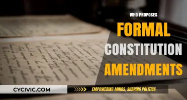 The Power to Propose Constitutional Amendments