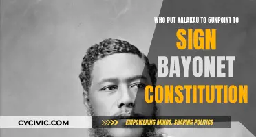Who Forced Kalakaua to Sign the Bayonet Constitution?