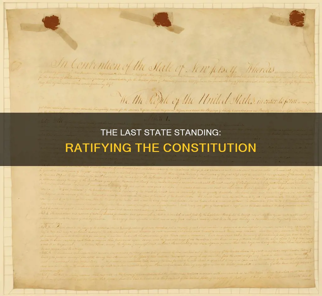 who ratified the constitution last