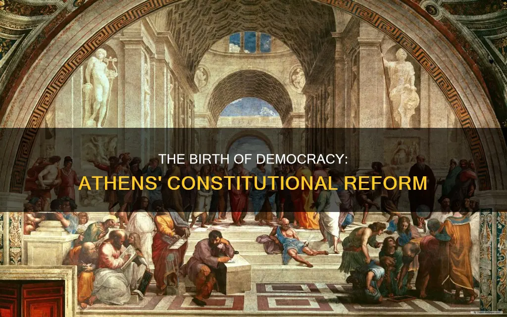 who reformed the athenian constitution into a true democracy