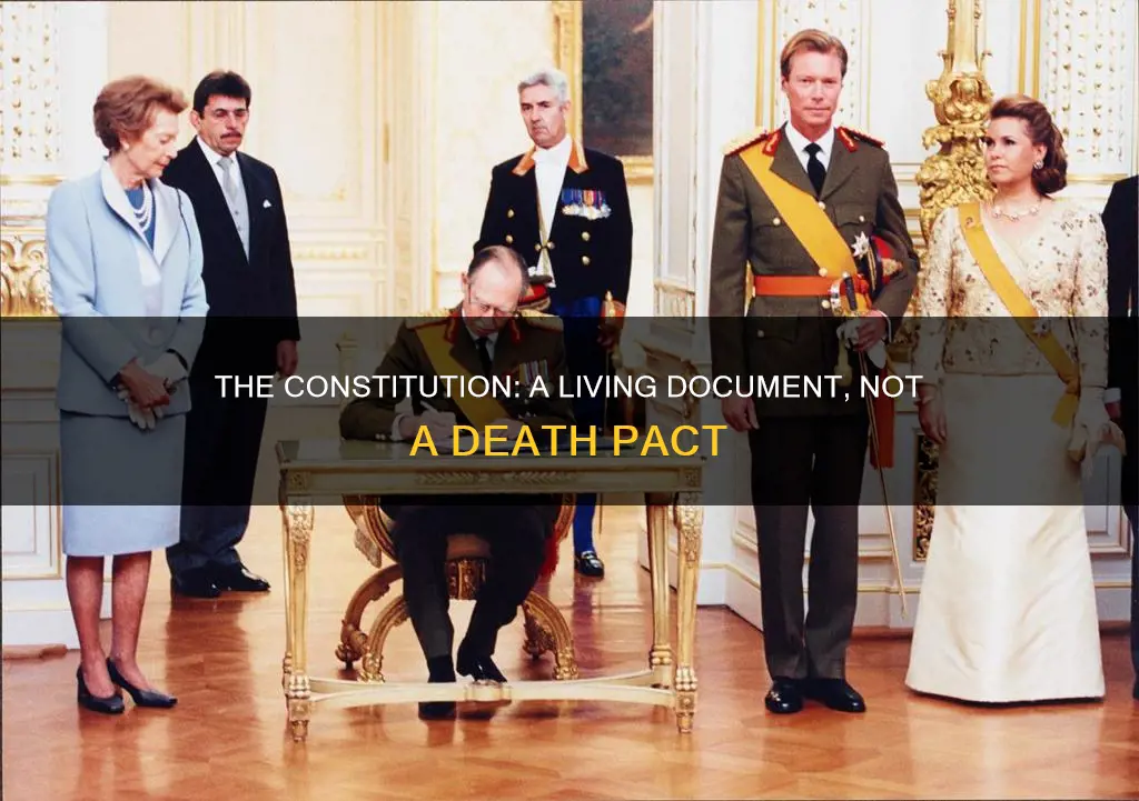 who said the constitution is not a death pact