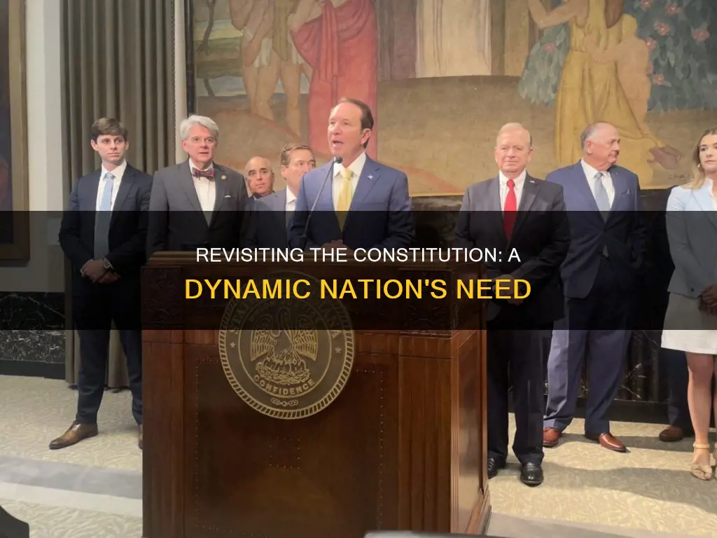 who said the constitution should be rewritten every 20 years