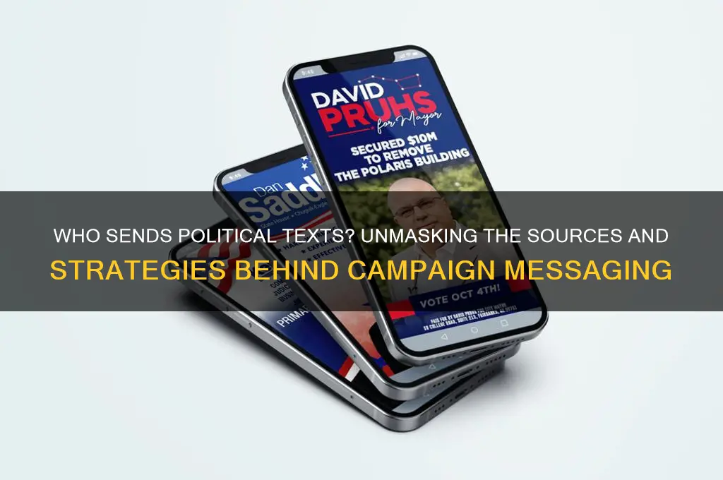 who sends political texts