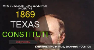 Texas Governors: Post-1869 Constitution