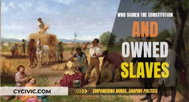 Founding Fathers: Constitution Signers and Slave Owners