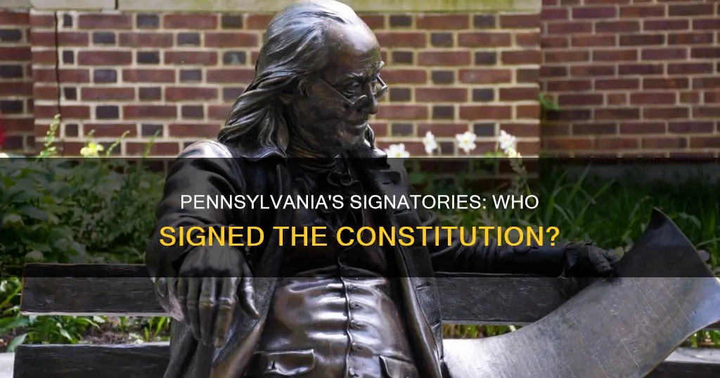 who signed the constitution for pennsylvania