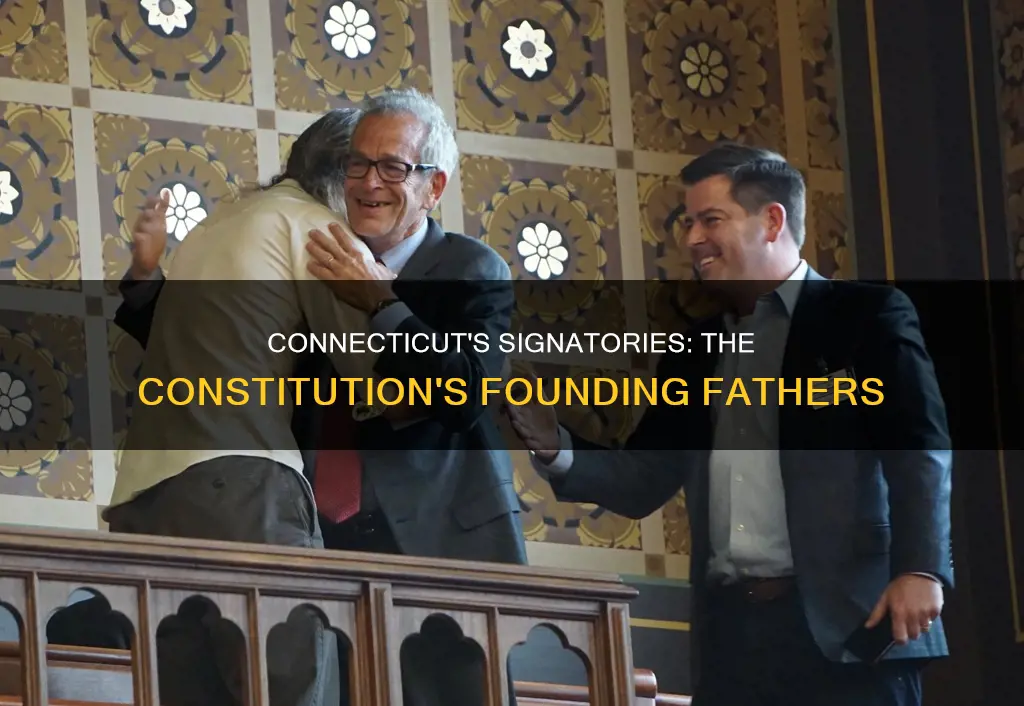 who signed the constitution from connecticut