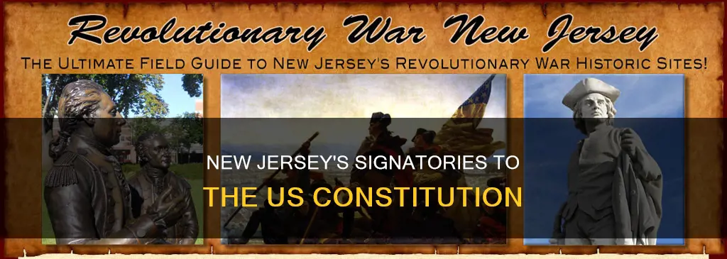 who signed the constitution from new jersey