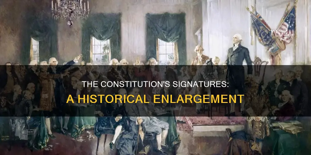 who signed the constitution really big