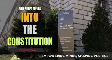 The IRS and the Constitution: Who Signed It?