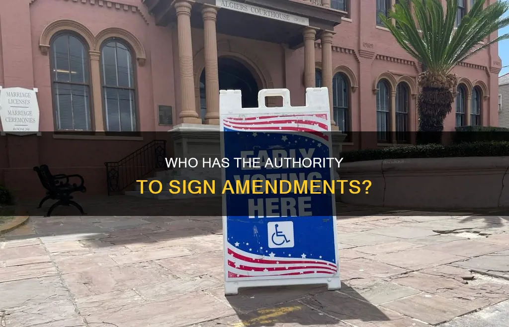 who signs constitutional amendments