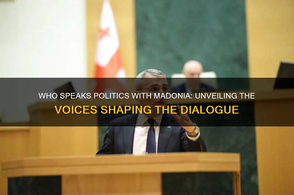 who speaks politics with madonia