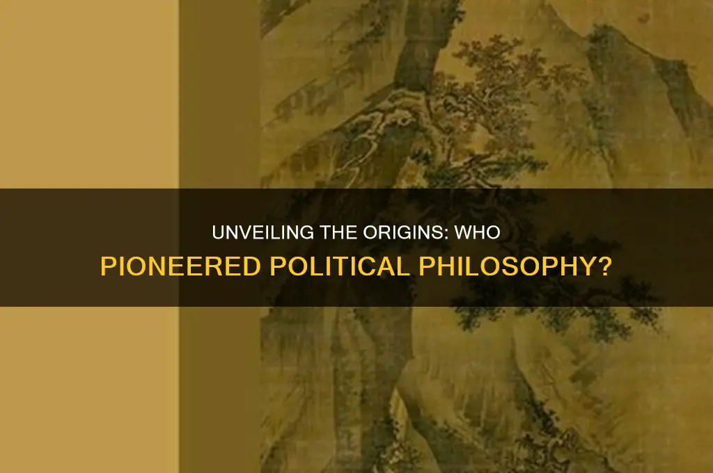 who started political philosophy