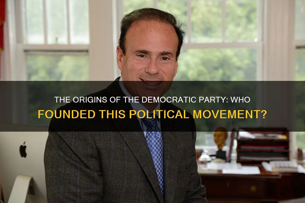 who started the democratic political party