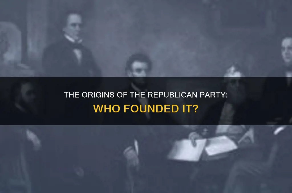 who started the republican political party