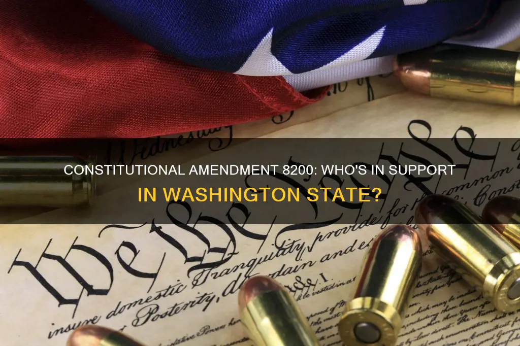 who supports constitutional amendment 8200 wa state