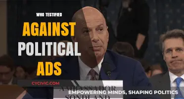 Unveiling the Witnesses: Who Testified Against Political Ads in Congress?