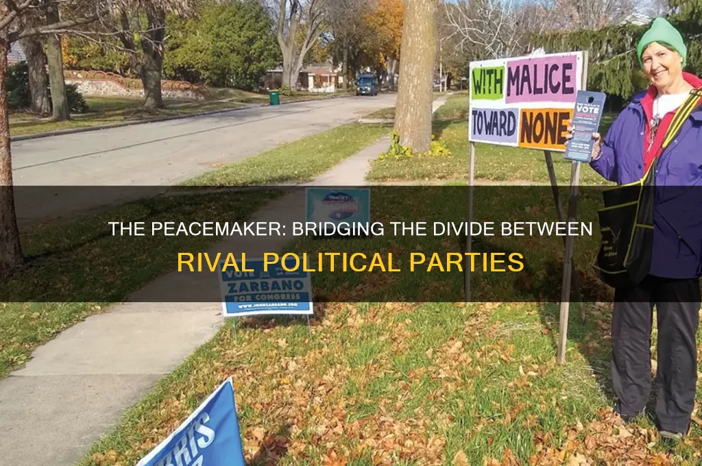 who tried to keep peace betwen two political party