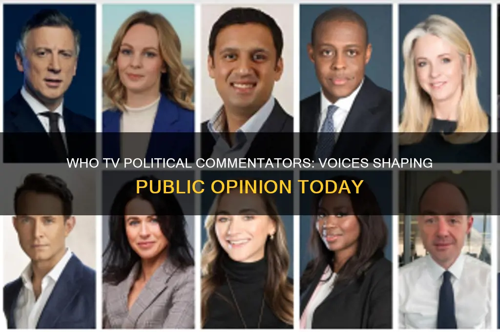 who tv political commentators