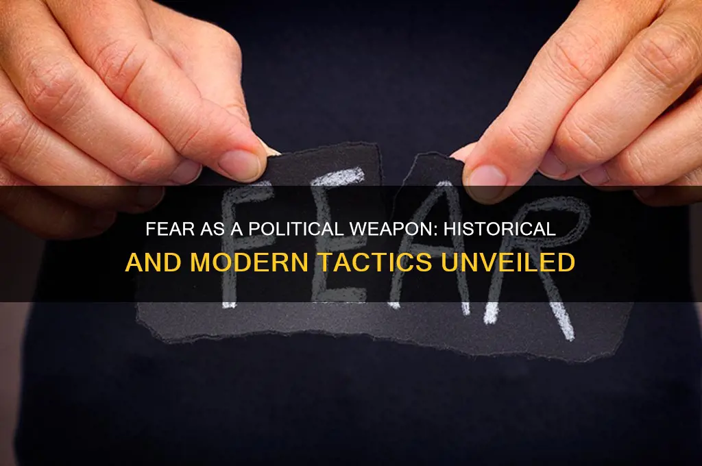 who used fear in politics