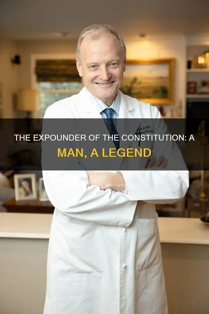 who was called the expounder of the constitution