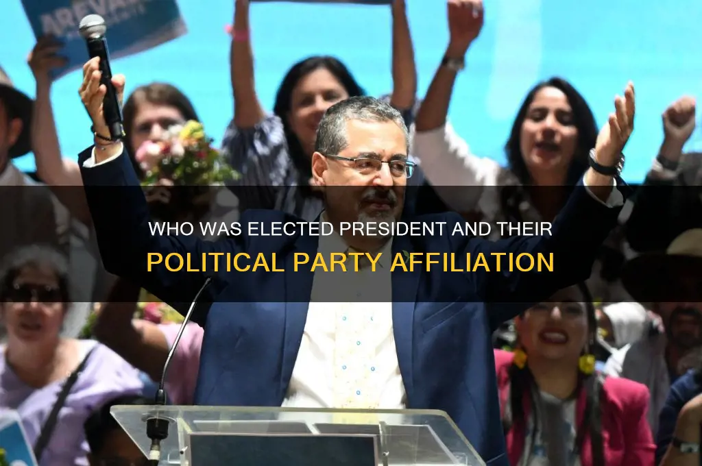 who was elected president what was his political party