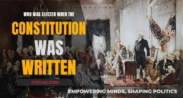 The Constitution and the First Elected President