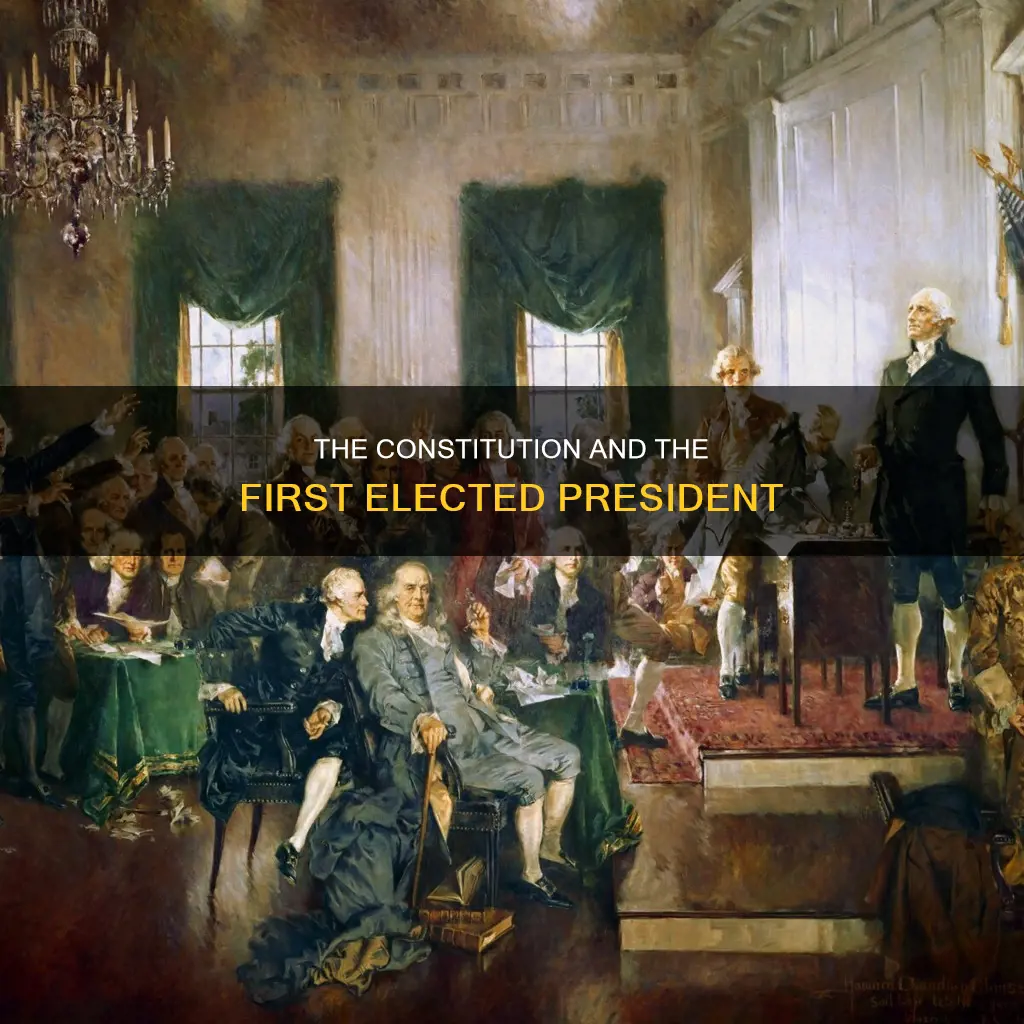 who was elected when the constitution was written