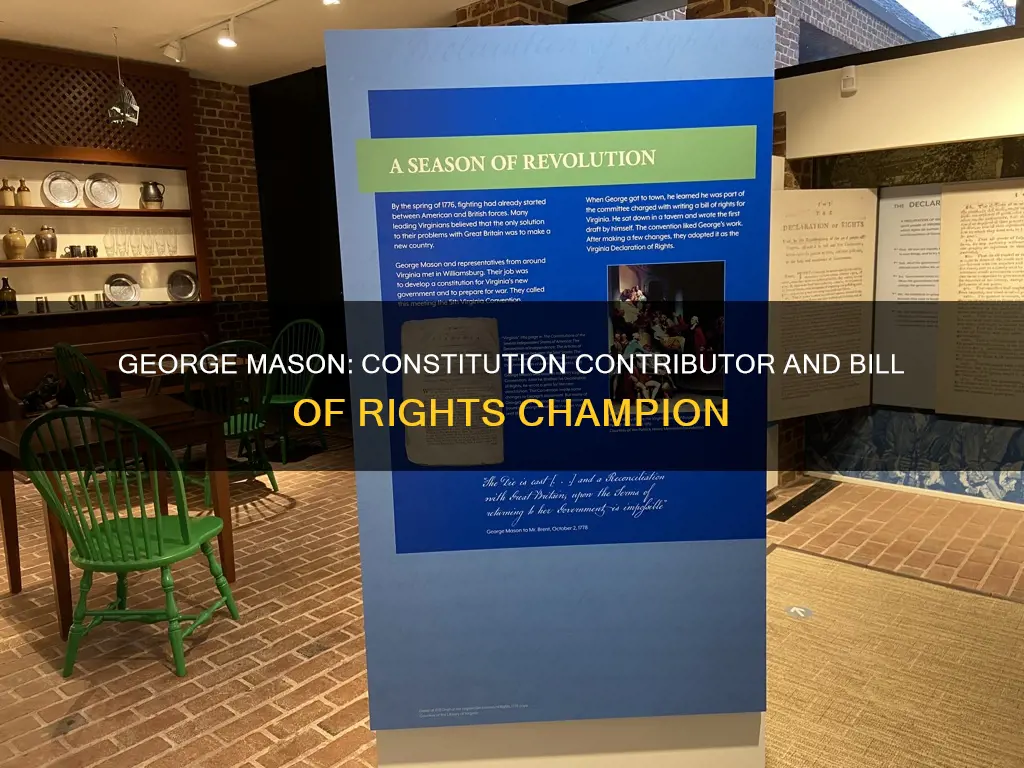 who was george mason contribute to the constitution
