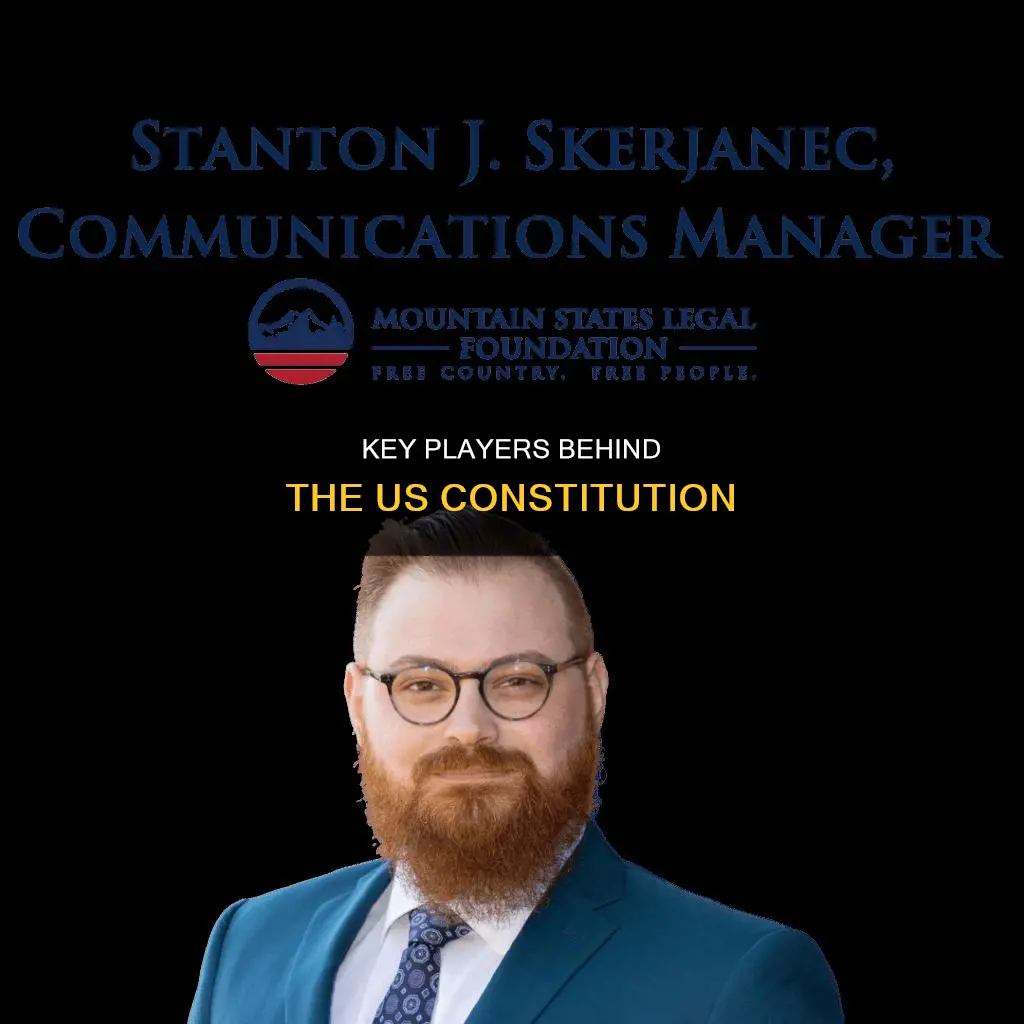 who was involved in the american constitution drafted