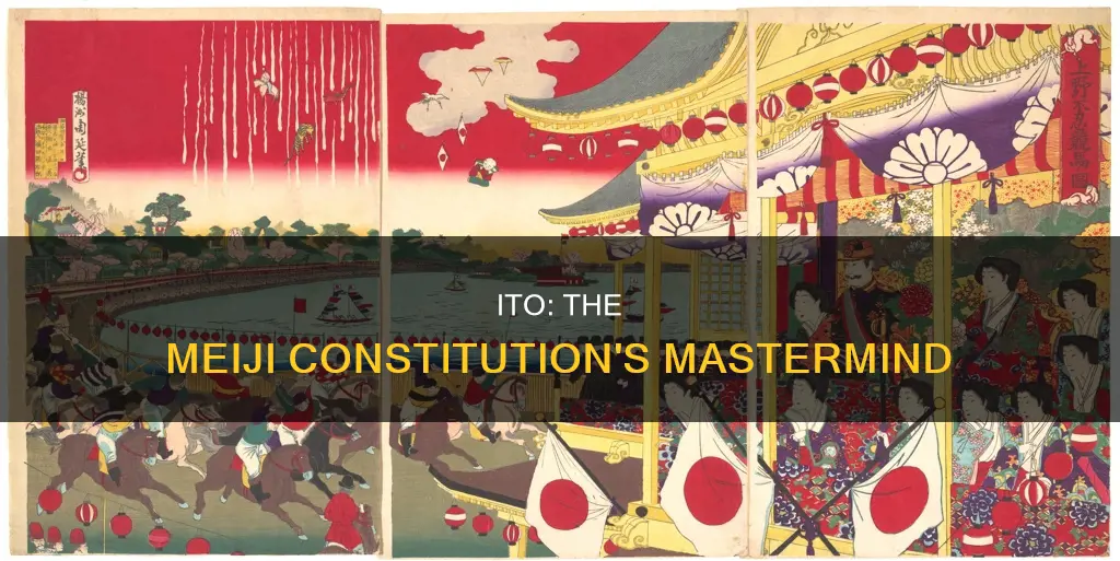 who was most instrumental for creating the meiji constitution