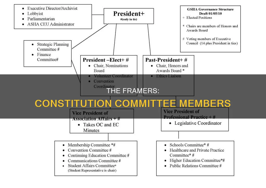 who was on the committee who drafted the constitution