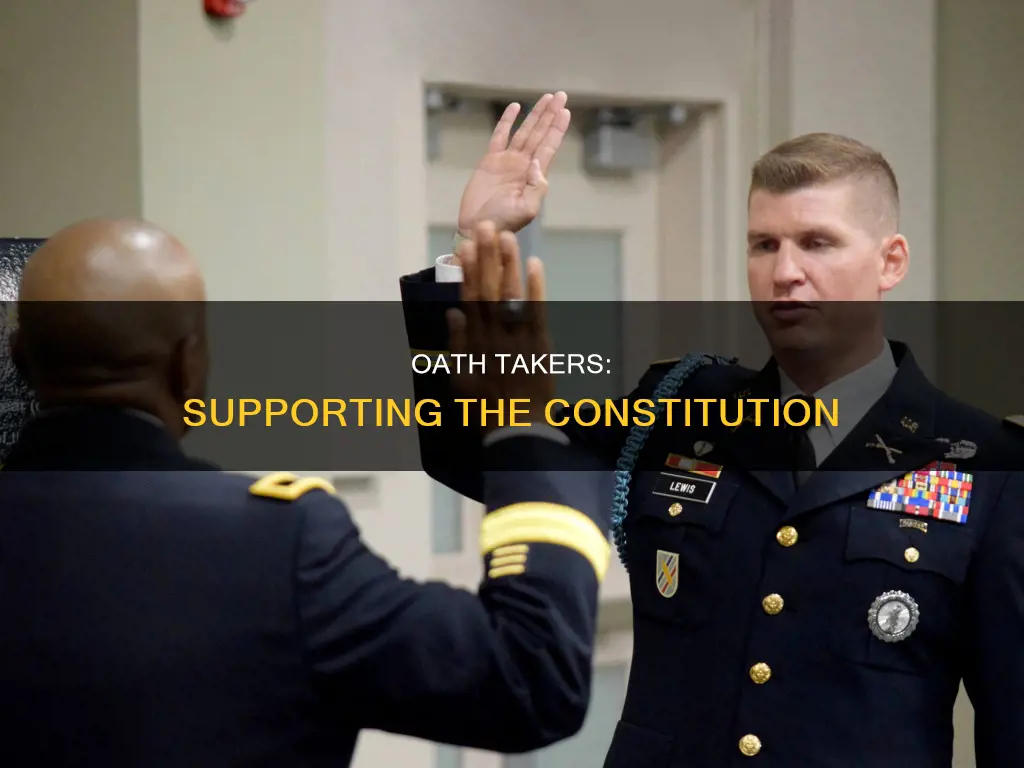 who was required to swear oath to support the constitution