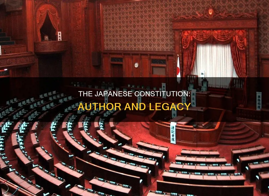 who was the author of japanese constitution 1947