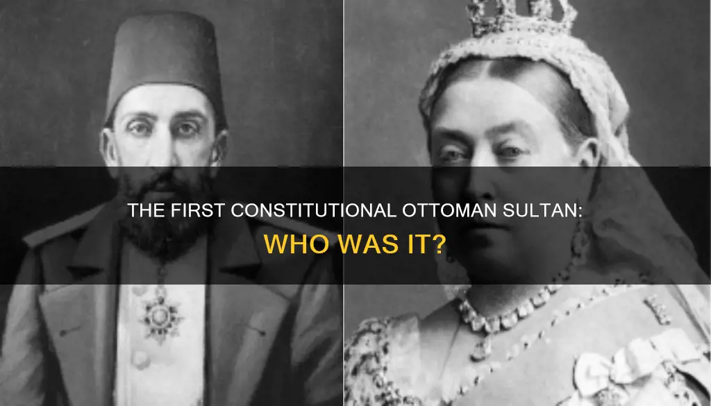who was the first constitutional ottoman sultan