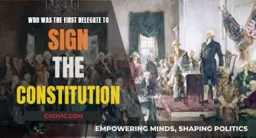 Who First Signed the Constitution?
