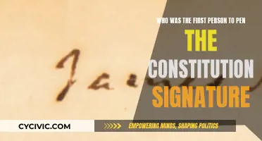 The Constitution's First Signature: A Historical Perspective