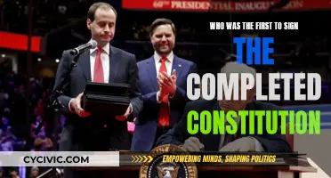 Who First Signed the US Constitution?