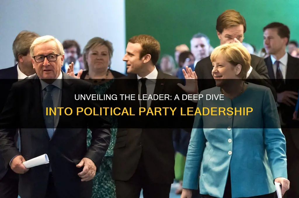 who was the leader of a political party