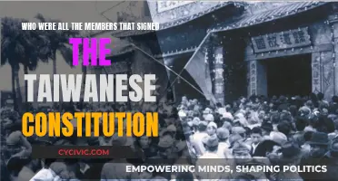 The Signatories of Taiwan's Constitution