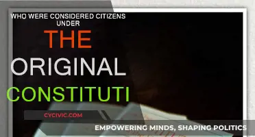 The Original Constitution: Who Were the Citizens?