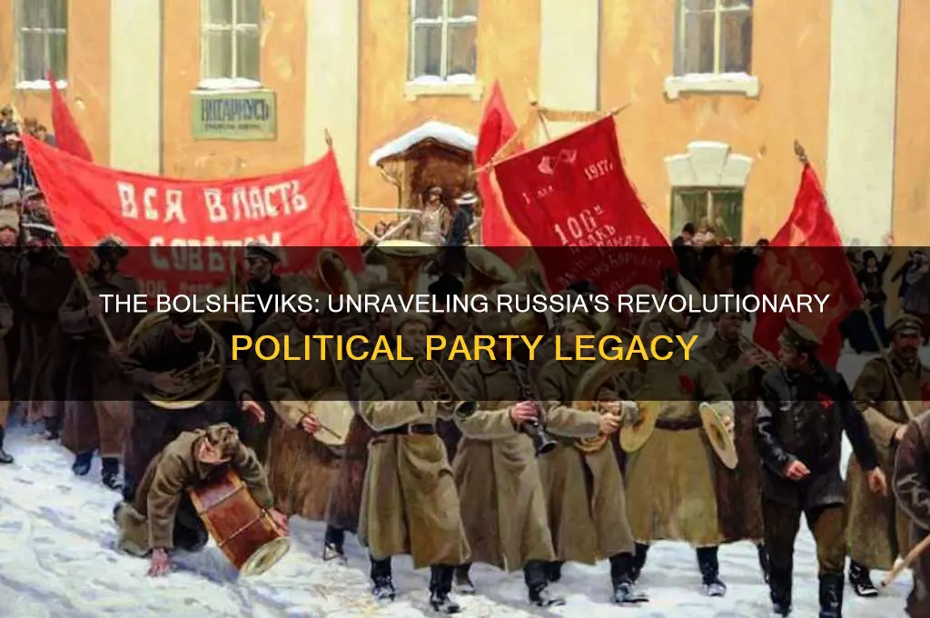 who were the bolshevicks a russian political party