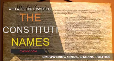 The Constitution Framers: Names and Their Legacies