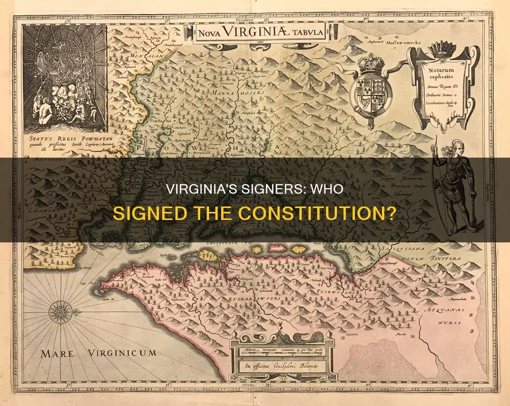 who were the signers of the constitution from virginia