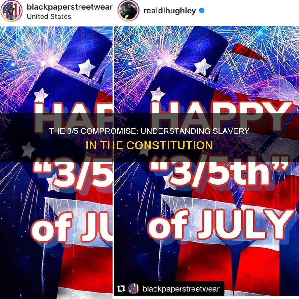 who what when where slavery in constitution 3 5ths compromise