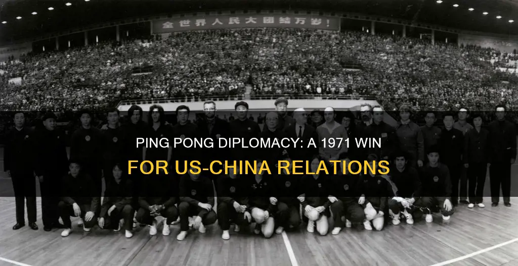 who won ping pong diplomacy 1971