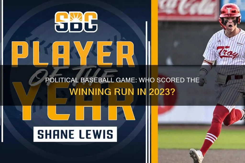 who won political baseball game