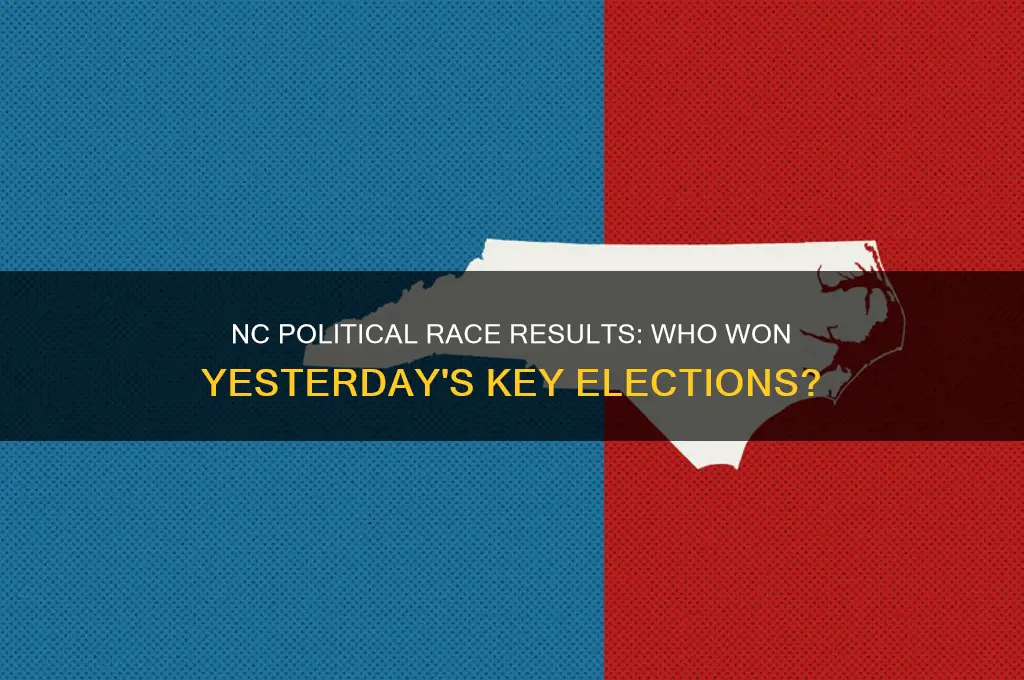 who won yesterday nc political