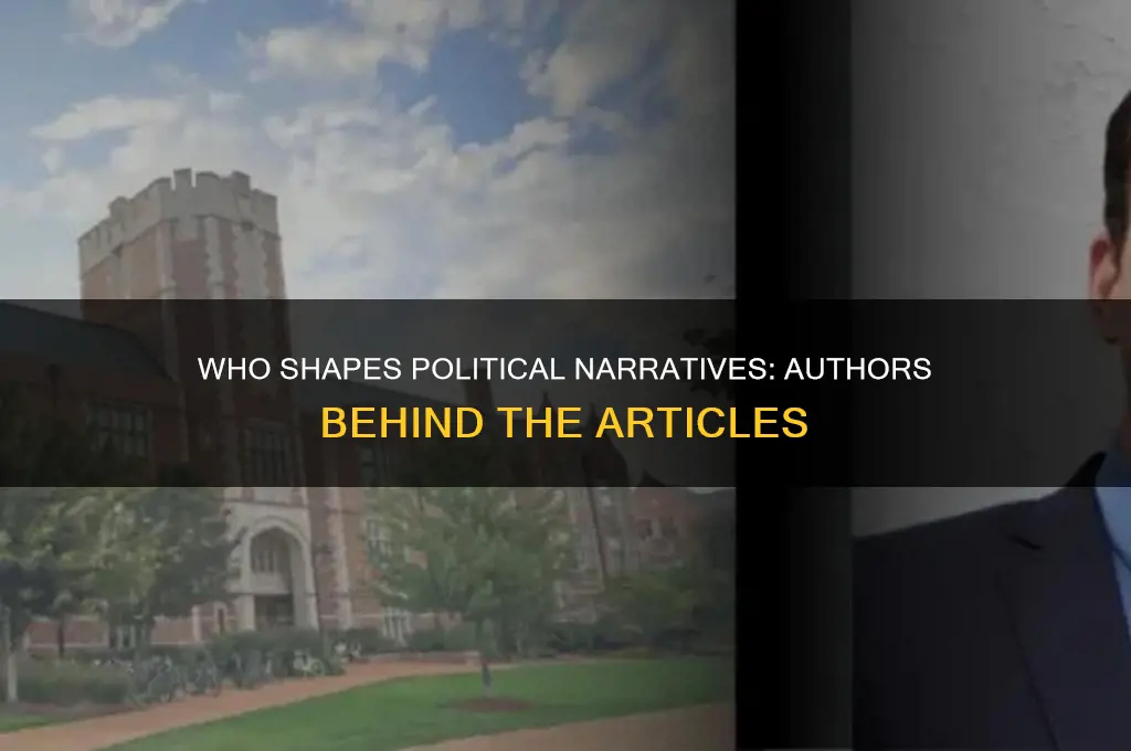 who writes articles for politics